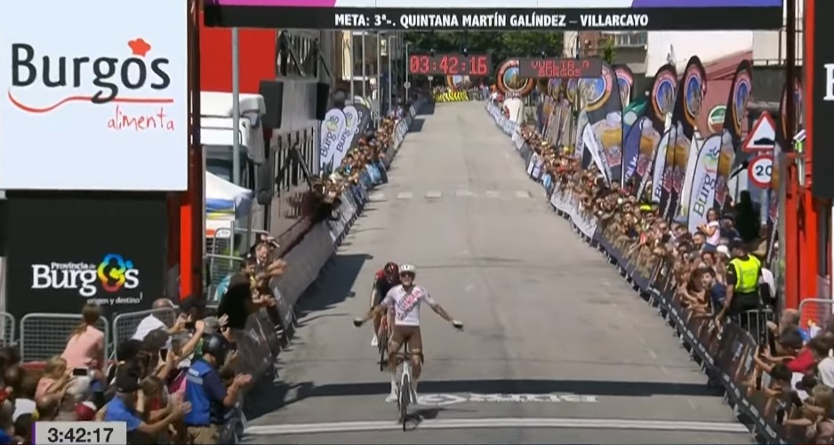 Bastien Tronchon corona la fuga y gana la etapa 3 de la Vuelta a Burgos
